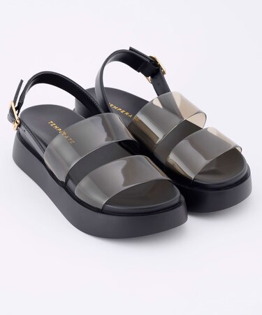 TEMPERATE　ENZOクリアカラーサンダル