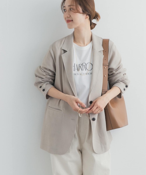 【GREY】カラミ ジャケット アーバンリサーチ ドアーズ URBAN RESEARCH DOORS カラミニュアンス