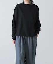 コットンドロストヘムカットソー