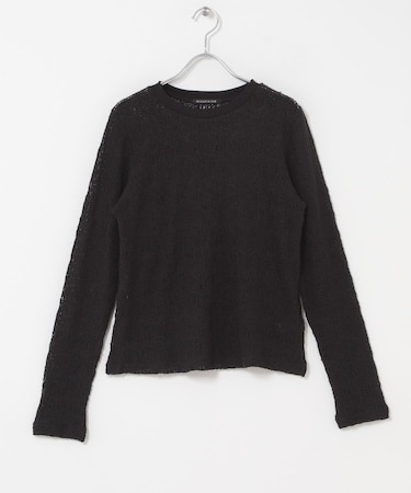 mizuiro-ind LACE CREW NECK T-SHIRTS