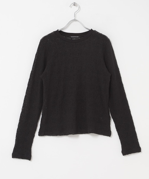 mizuiro-ind LACE CREW NECK T-SHIRTS
