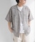 FORK&SPOON　フレンチリネンオープンカラーショートスリーブシャツ