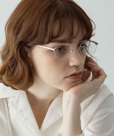 リムレスサングラス