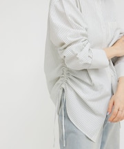 サイドドロストサッカーシャツ