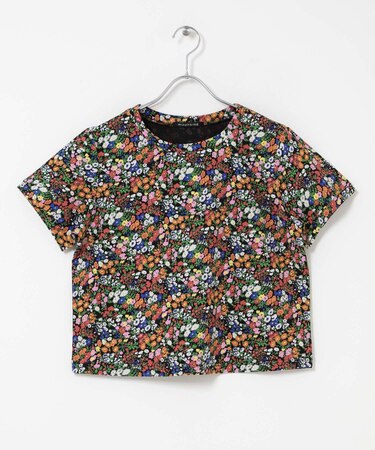 mizuiro-ind FLOWER PRINT T-SHIRTS