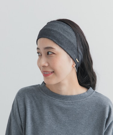 プレート付きヘアバンド