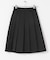 Scye　TAFFETAPLEATEATED SKIRT
