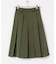 Scye　TAFFETAPLEATEATED SKIRT
