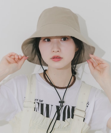 『撥水／UVカット』ハッスイドロストバケットハット