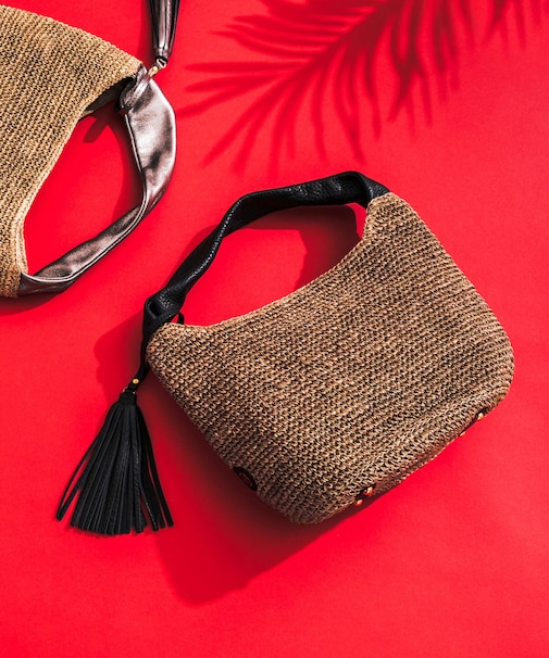 VIOLAd’ORO　アバカワンショルダーバッグ