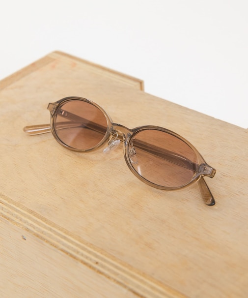 オーバルフレームサングラス