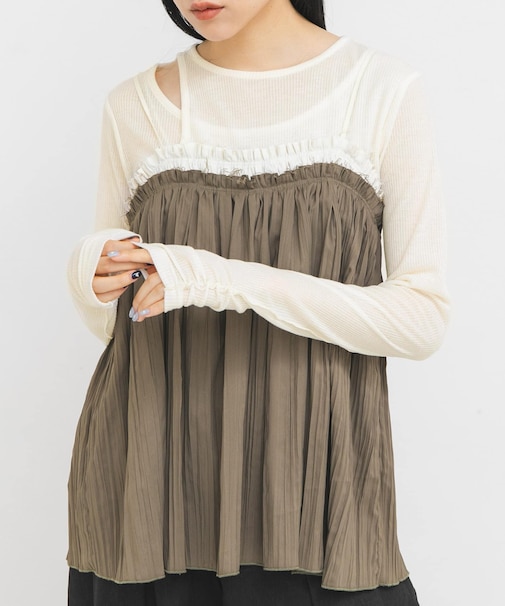 アシメレイヤードTEE