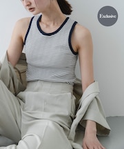 『別注』Healthknit×SENSE OF PLACE ボーダータンクトップ
