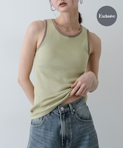 『別注』Healthknit×SENSE OF PLACE ボーダータンクトップ