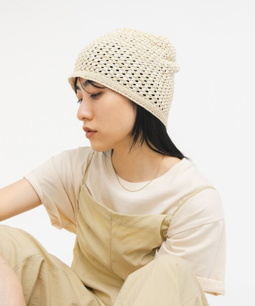 マルチカラーニットビーニー