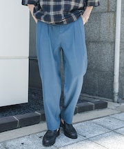 『速乾』ドライタッチ2タックテーパードパンツ
