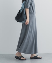 モダールコットン裏毛イージースカート