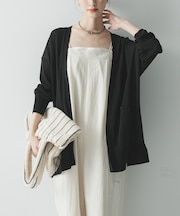 UVカット加工ガウンカーディガン