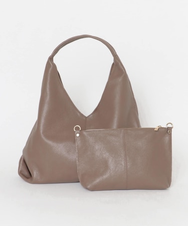 ソフトレザーワンハンドルバッグ