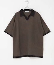 『洗濯可』ミックススキッパーニット