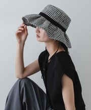 ジュートライクフリルハット