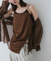 アシメリボンキャミソール