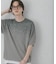 『洗濯可』エクストラルーズスプラッシュニットTシャツ