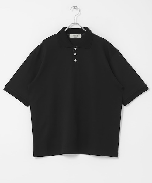 新品 ビューティアンドユース オーバーサイズポロシャツ M 黒 黒蝶貝 ビジカジ WEB限定 WARDROBE SMART】NORITAKE ポロシャツ（ポロシャツ