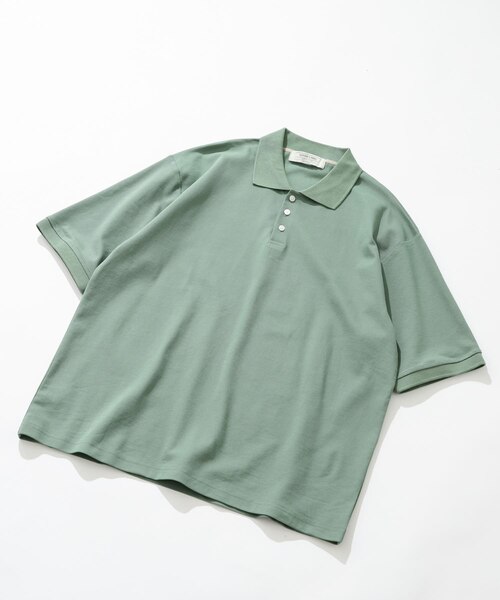 リッツJohn Smedley Aoyama ポロシャツM 緑 新品未使用 JOHN SMEDLEY（ジョンスメドレー） （ネコポス配送） ジョンスメドレー