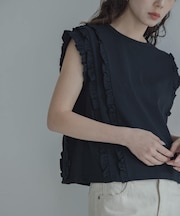 ミニフリルフレンチTシャツ