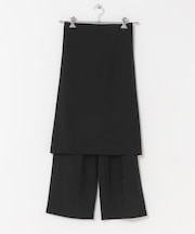 FORK&SPOON　レイヤードエプロンパンツ