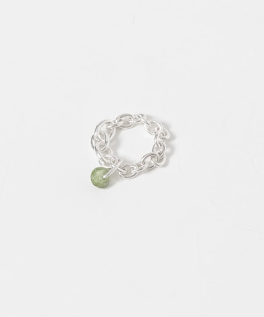 天然石チェーンリング SILVER925