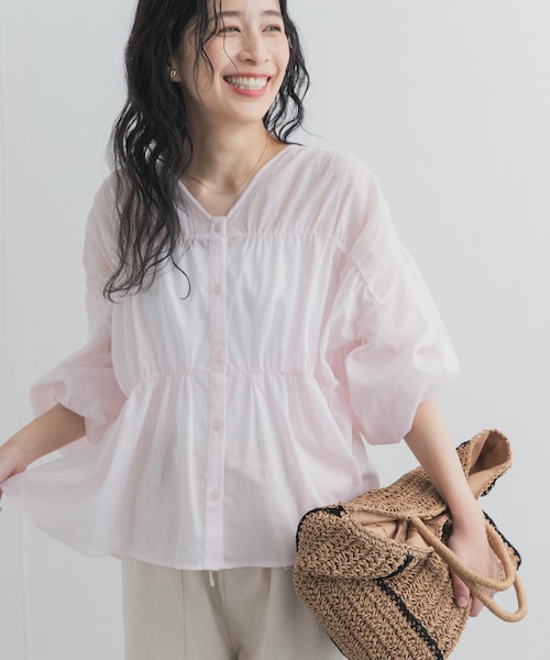 2WAY PUFF SLEEVE トップス｜スライの通販｜&mall（アンドモール）三井