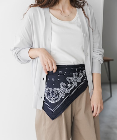 大判ペイズリースカーフ