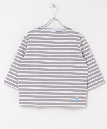 ORCIVAL　SHORT LENGTH BOAT NECK PULLOVER