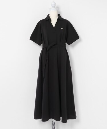 LACOSTE　スキッパーネックポロドレス