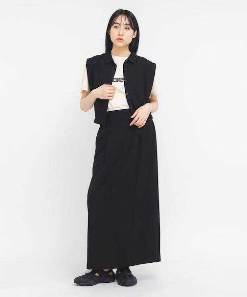 タックブラウスSETスカート