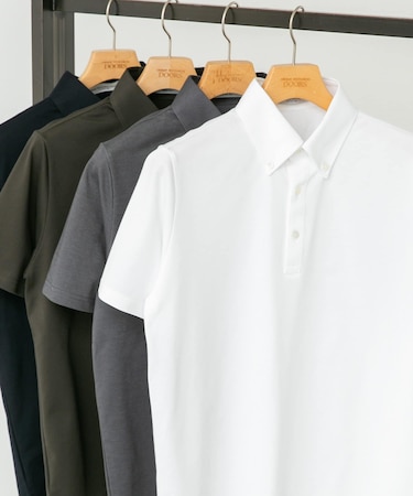 LIFE STYLE TAILOR 　ボタンダウン半袖プルオーバー