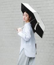 Wpc.　バイカラーパイピング日傘