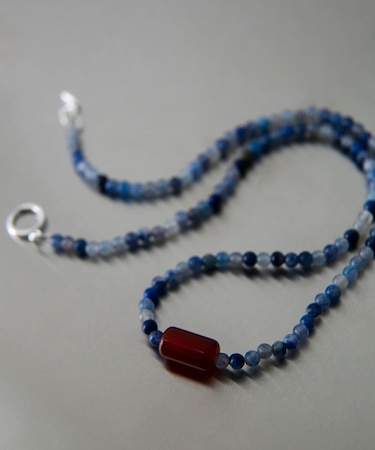 SMELLY so’　blueaventurine necklace