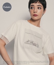 『別注』MARILYNMONROE×SENSE OF PLACE　チュールグラフィックTシャツ
