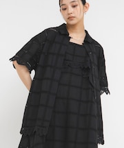 アイレットエンブロイダリーシャツ