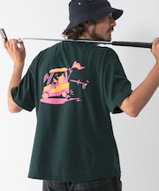 OOPS×RYUAMBE　コラボモックネックTシャツ