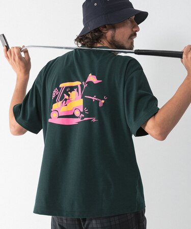 OOPS×RYUAMBE　コラボモックネックTシャツ