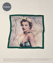 『別注』MARILYNMONROE×SENSE OF PLACE　プリントスカーフ