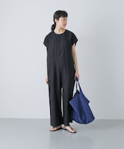 『2サイズ展開』リネンオールインワン