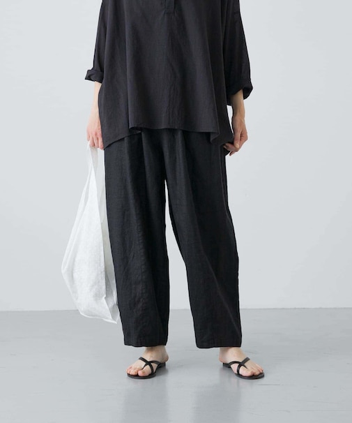 リネンボリュームパンツ
