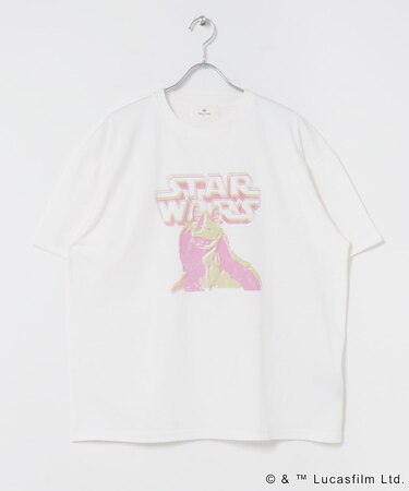 STARWARSプリントショートスリーブTシャツ