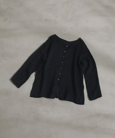 Linen Mesh 2way Blouse