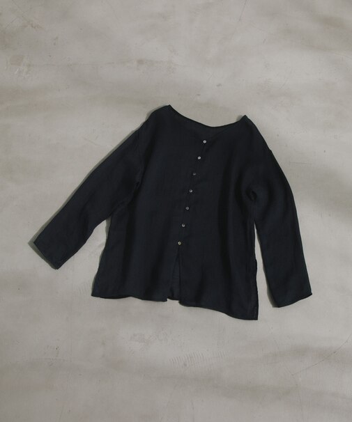 Linen Mesh 2way Blouse